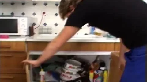 sleazy Plumber Luca Snakes Out Parker's Drain