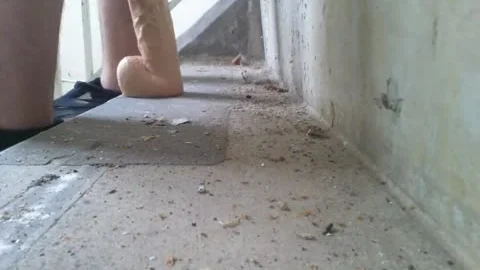 vibrator Play And cum In An daddy Warehouse