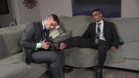 SayUncle X Gentlemen's Closet: Hunks Worship Feet