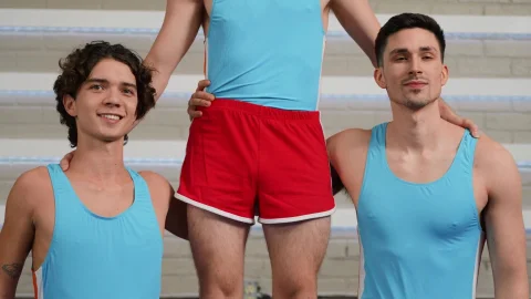 Men: Gay Gymnasts Secretly Suck Cock