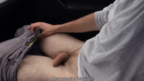 CzechHunter - Muscled amateur bareback blowjob cum in a car