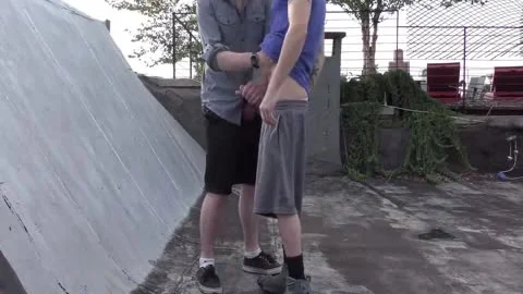engulfing & plowing On A NYC Rooftop