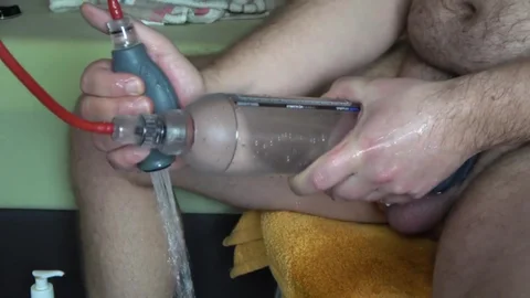 Pumping My rod And Masturbate My large humongous rod finally