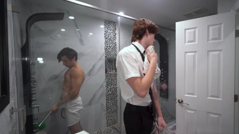 Elder Finchh Can't Resist Sniffing Boxers