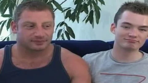 curly muscle daddy takes 18 y/o to the house
