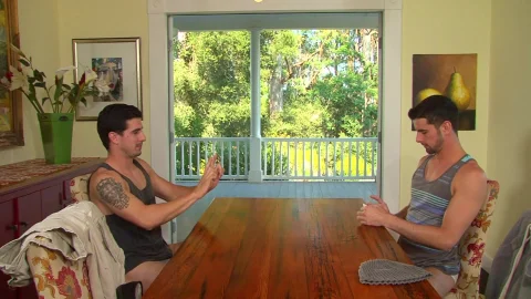 Falcon Studios: Tabletop Turned Into a Sex Playground