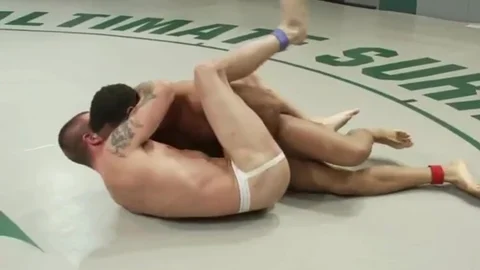 NakedKombat - Brenn Wyson Vs. Jackson (Wrestling)