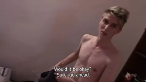 A blond bi-curious Czech chap in reality sex