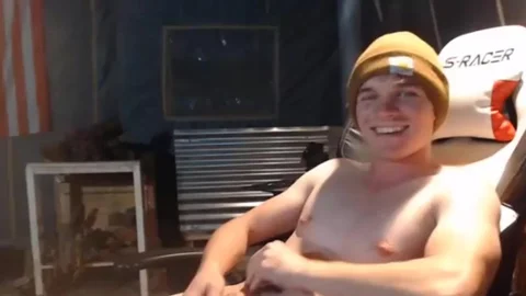 lad With Blue Eyes stroking In Live