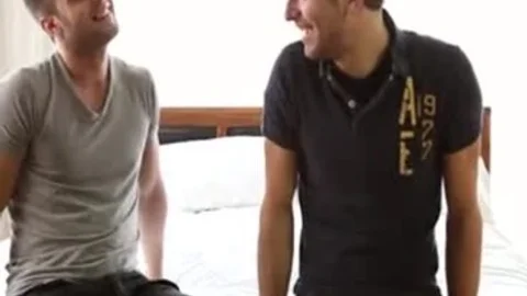 2 strong lads banging nice
