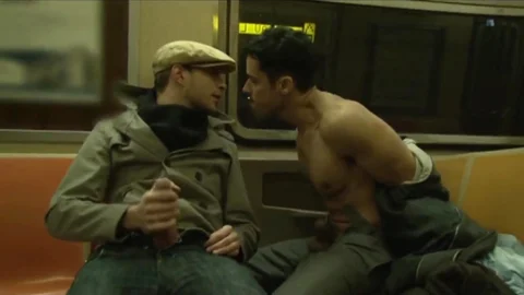 man Sucks massive 10-Pounder On Subway!
